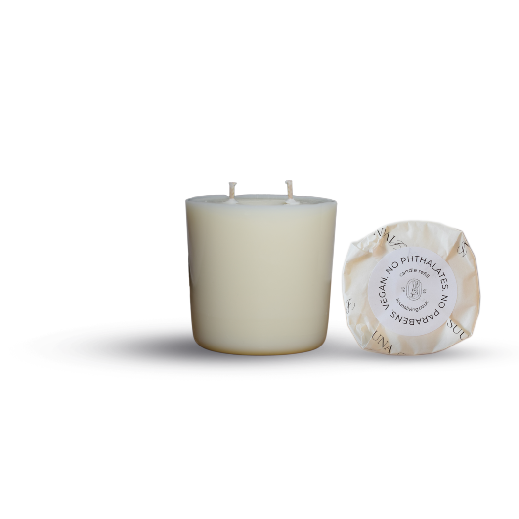 Natural candle refill