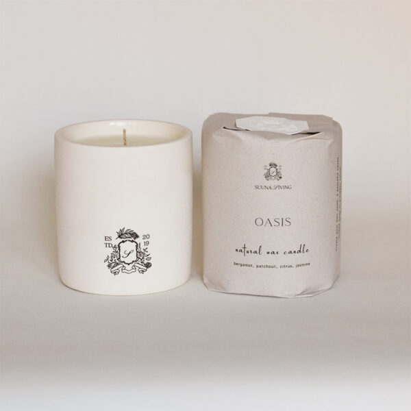 Oasis candle