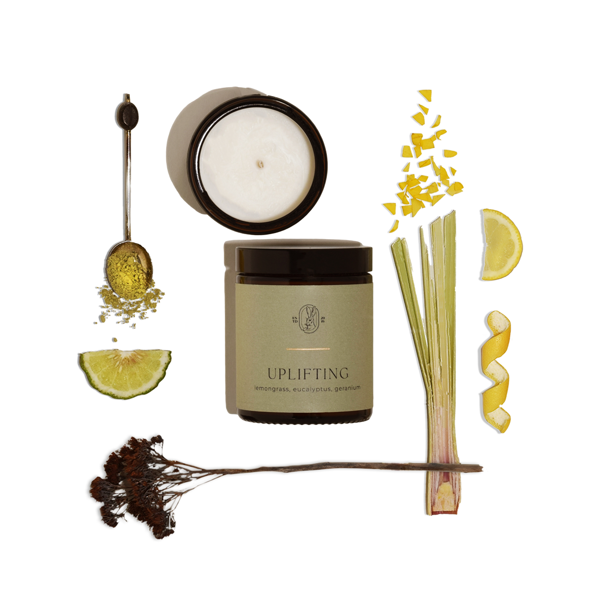 Botanical candle